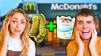 TESTER LÆKRE OG KLAMME MCDONALDS KOMBINATIONER!