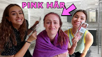 Pranker Mika - Farver mit hår pink!