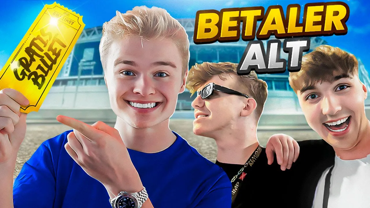 OVERRASKER SUBSCRIBERS MED EN REJSE (BETALER ALT PÅ TUREN)