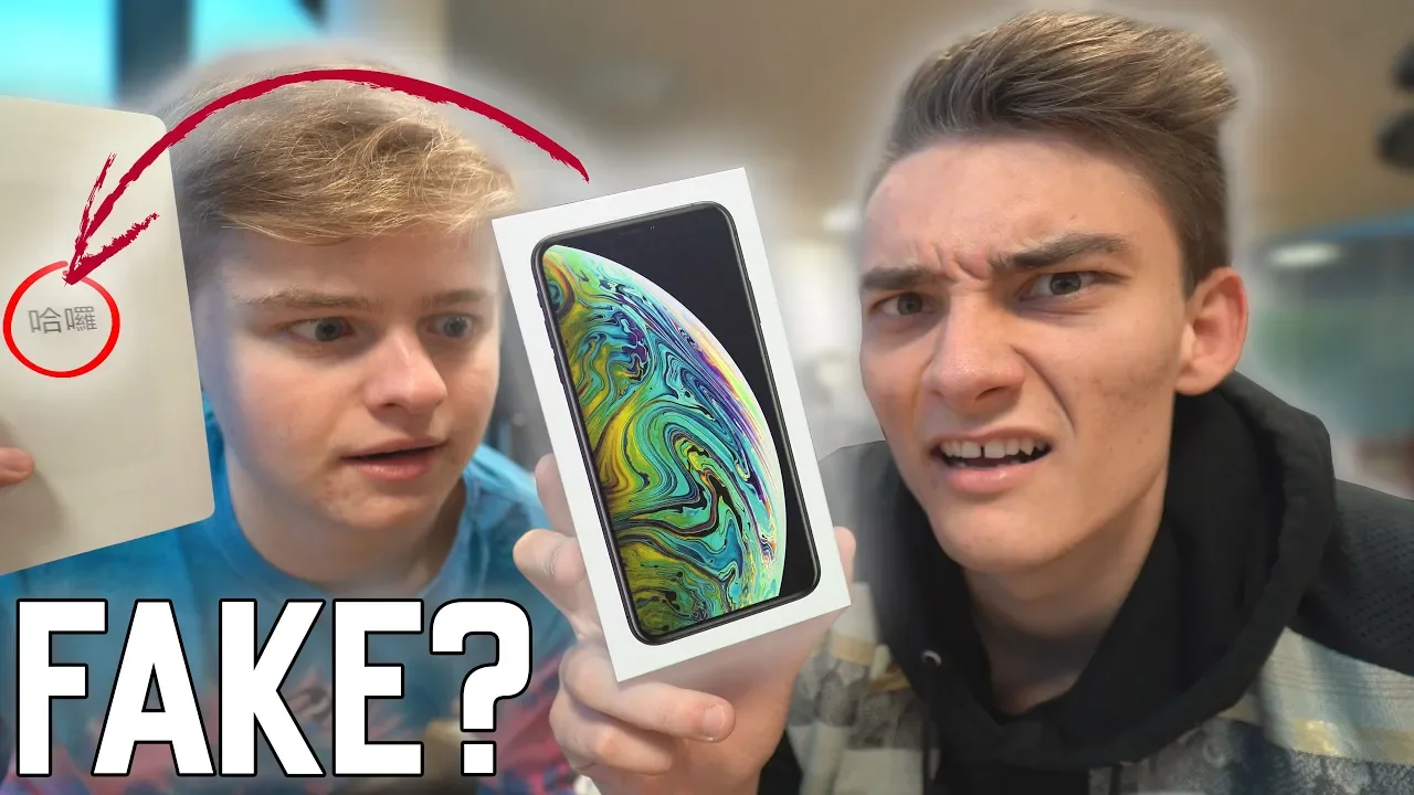 Vi købte en Iphone Xs Max til 6000kr og dette var hvad vi fik...