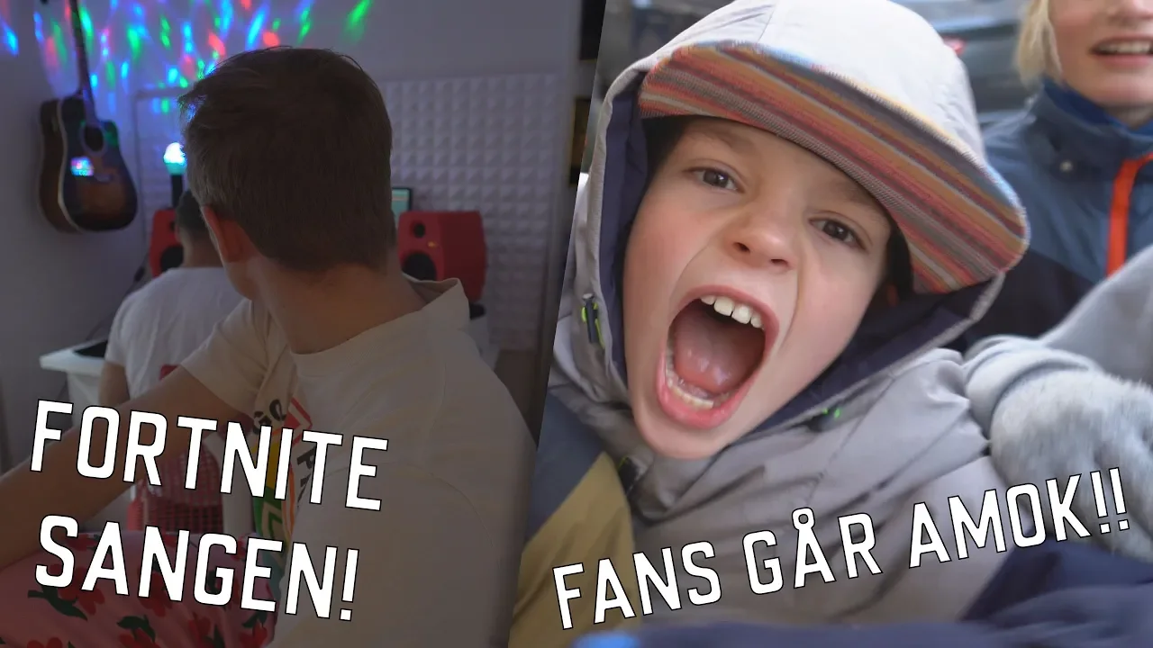 BAG OM FORTNITE SANGEN! - VLOG