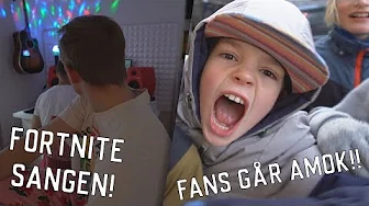 BAG OM FORTNITE SANGEN! - VLOG