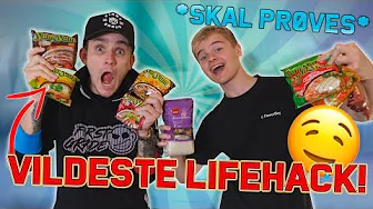 VILDESTE YUM YUM OG RISBLANDING - MAD LIFEHACK MED JAX & EIQU!