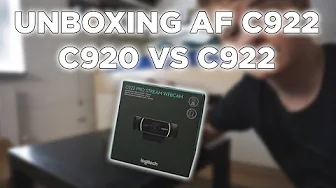 [DK] UNBOXING AF LOGITECH C922! NYT 60FPS WEBCAM?! | C920 VS C922 |
