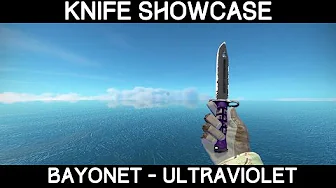 Knife Showcase ★ Bayonet | Ultraviolet