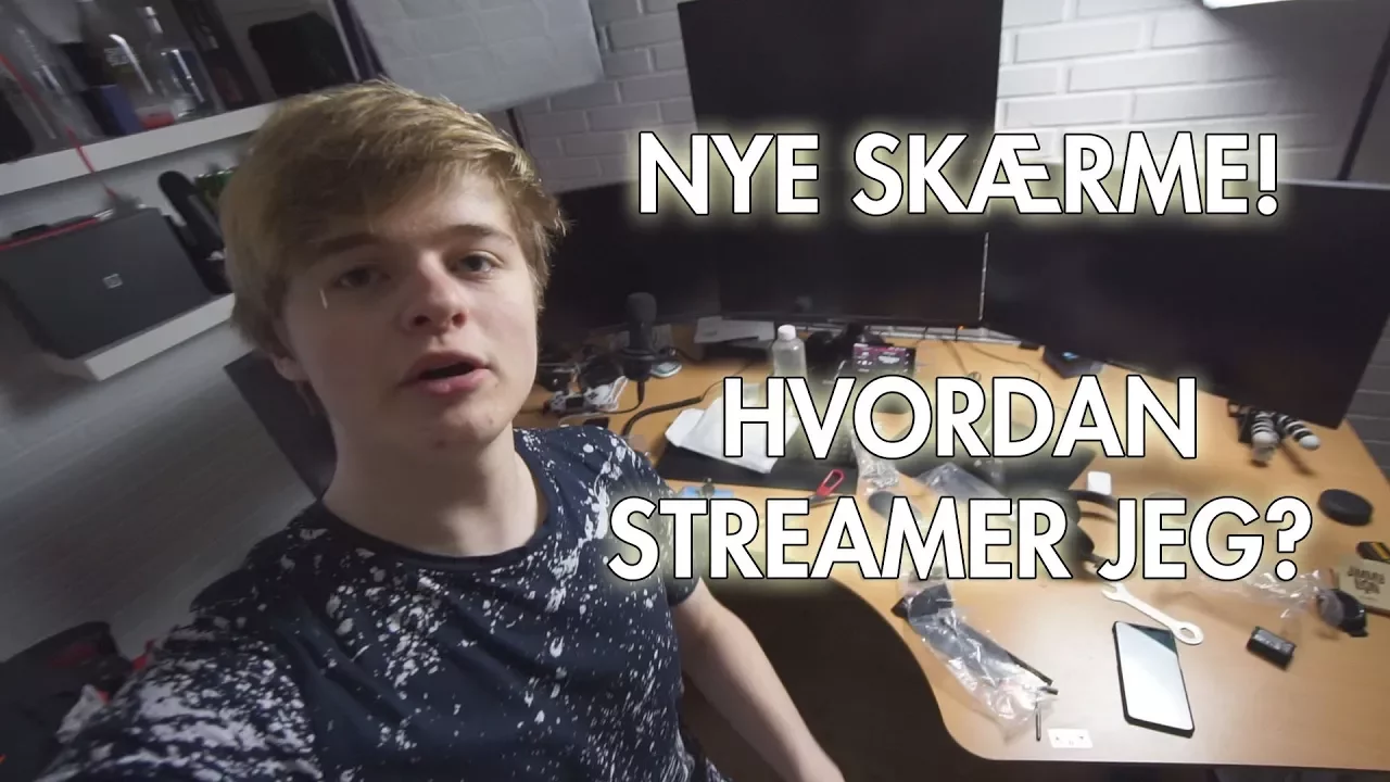 SETUP UPDATE + HVORDAN JEG STREAMER!