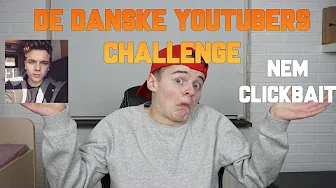 DE DANSKE YOUTUBERS TAG!
