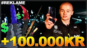 MIT VILDE CSGO INVENTORY! (100.000KR+)