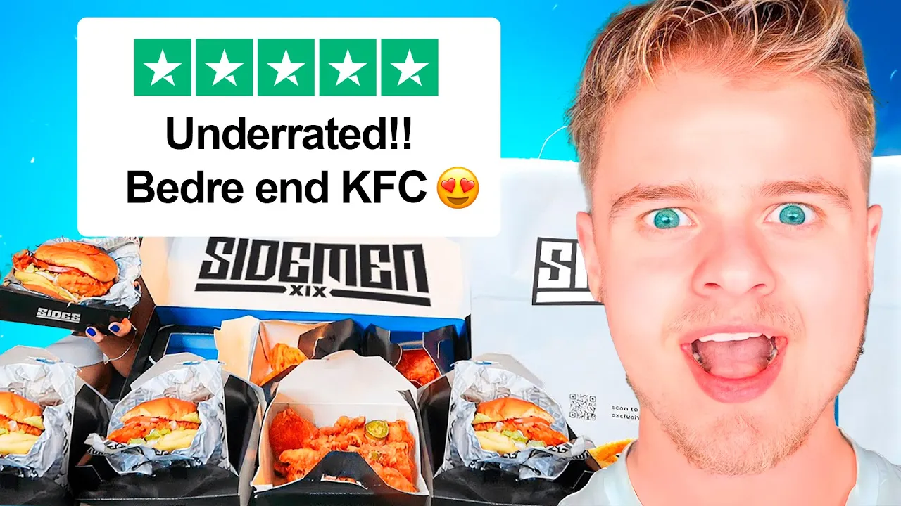 Jeg smagte HELE MENUEN på Sidemens restaurant!