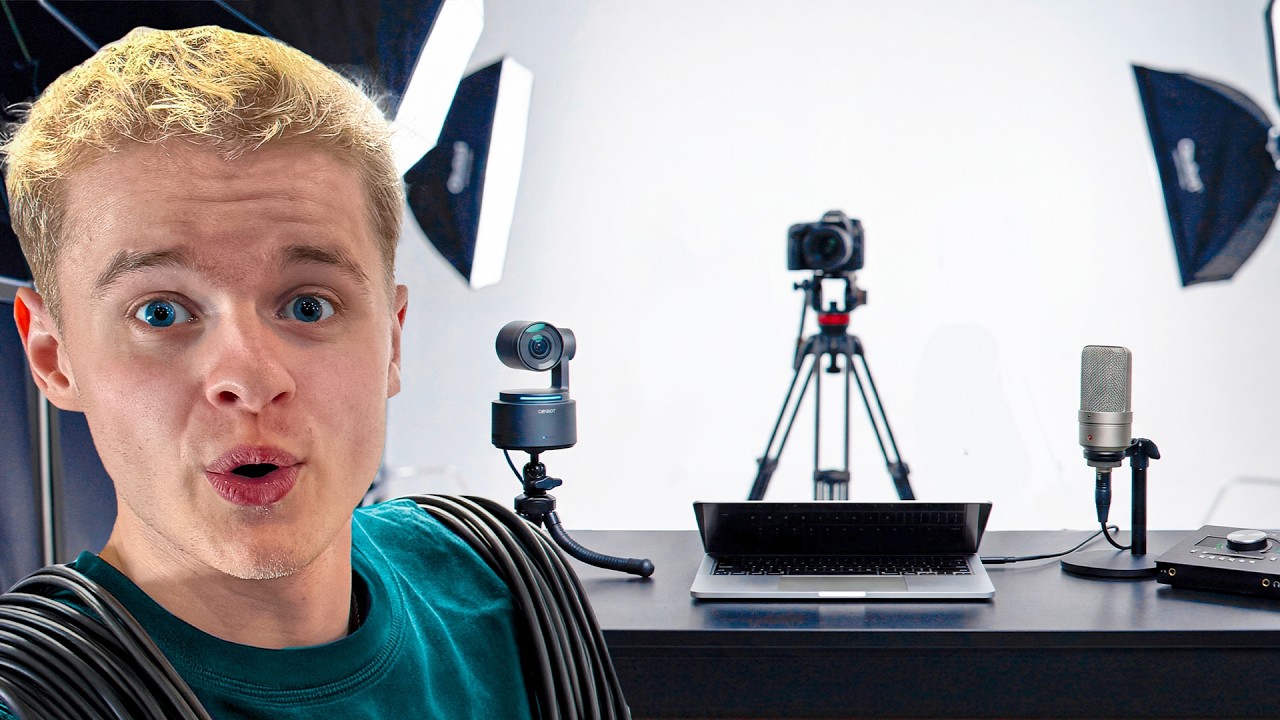 Jeg byggede et TV studie… DERHJEMME!