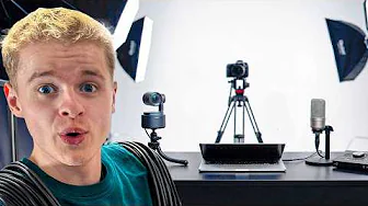 Jeg byggede et TV studie… DERHJEMME!