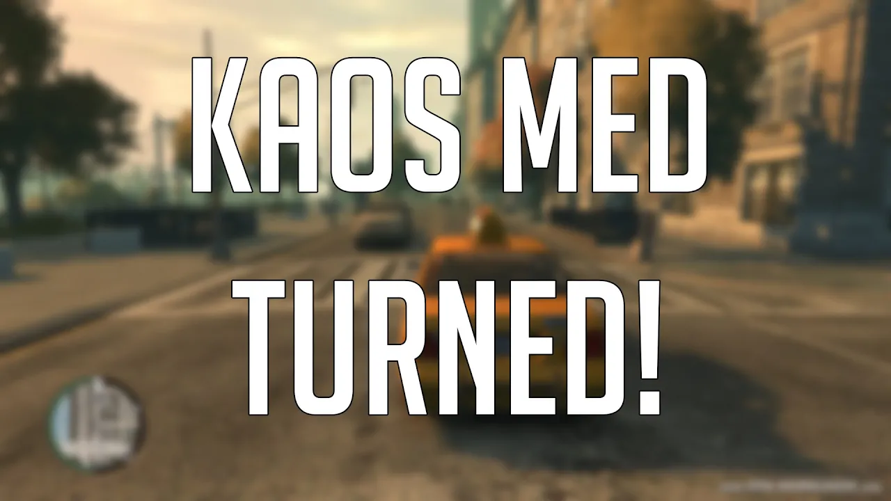 [DK] Grand Theft Auto IV | Kaos Med Turned! | Stream Highligths #1