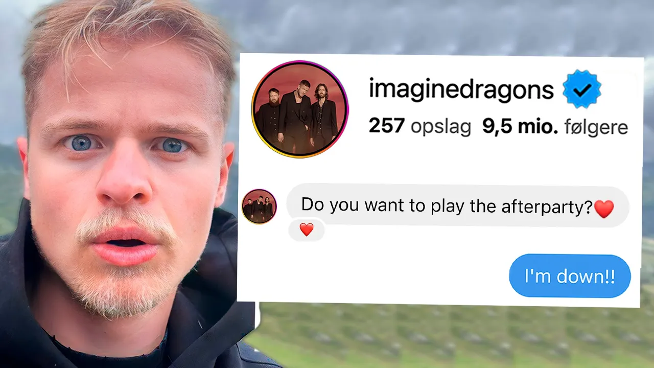 Imagine Dragons spurgte om jeg vil holde deres efterfest…