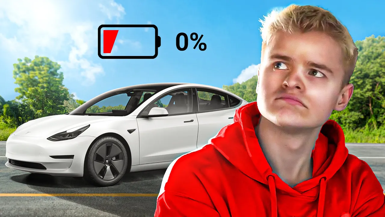 KØRER TIL GRÆNSEN I EN ELBIL (0% VED ANKOMST?)