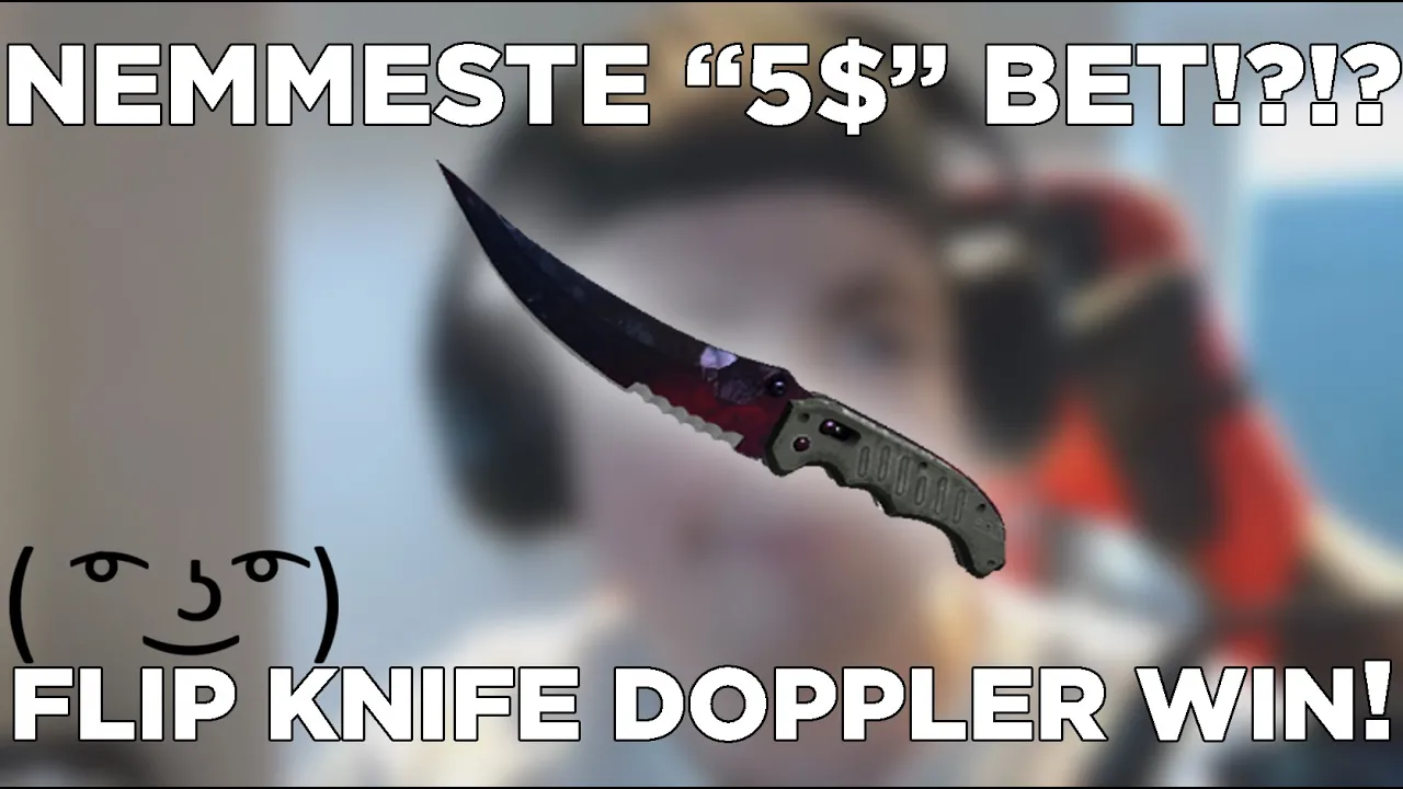 [DK] 5$ bet!? Vinder en flip knife | Doppler FN! ( ͡° ͜ʖ ͡°)