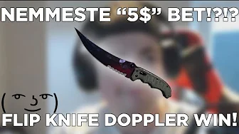 [DK] 5$ bet!? Vinder en flip knife | Doppler FN! ( ͡° ͜ʖ ͡°)