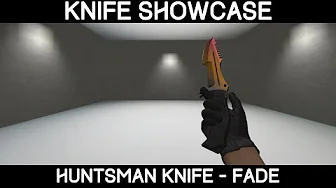 Knife Showcase ★ Huntsman Knife | Fade (Factory New)