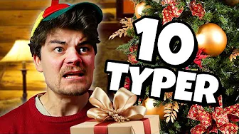 10 Julegave Typer