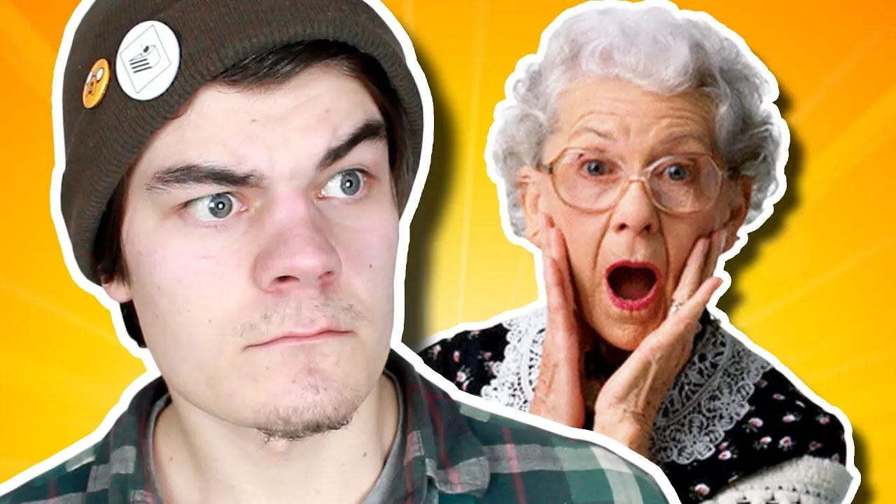 Gammel Dame i Bageren!