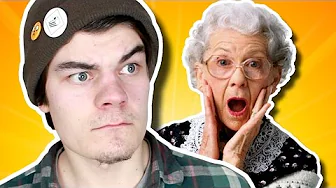 Gammel Dame i Bageren!