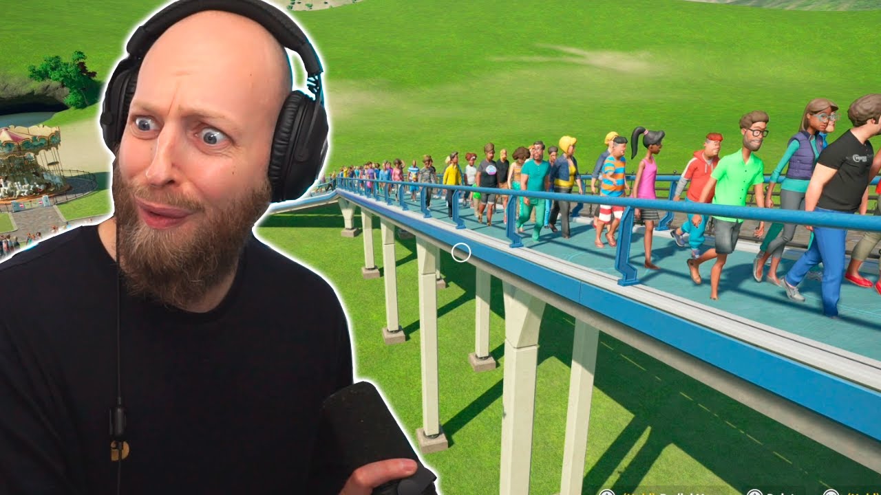 Køen fortsætter for EVIGT til denne nye forlystelse! Planet Coaster del 4!