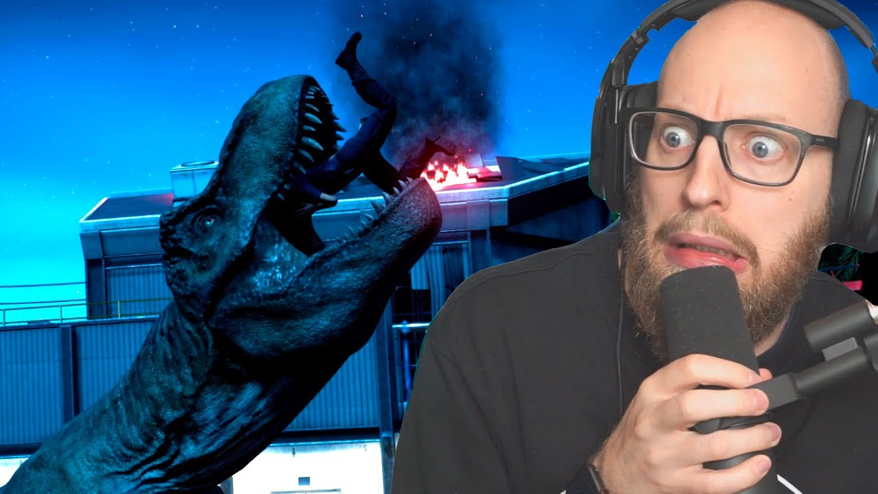 Parken Brænder Og Min T-rex Æder Folk