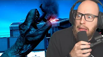 Parken Brænder Og Min T-rex Æder Folk