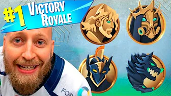 Fik ALLE Medallions og VANDT mit FØRSTE game af Fortnite Season 2