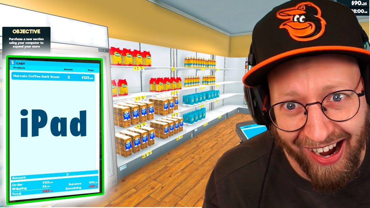 Ny Tablet Update er en GAMECHANGER! (Supermarket Simulator)