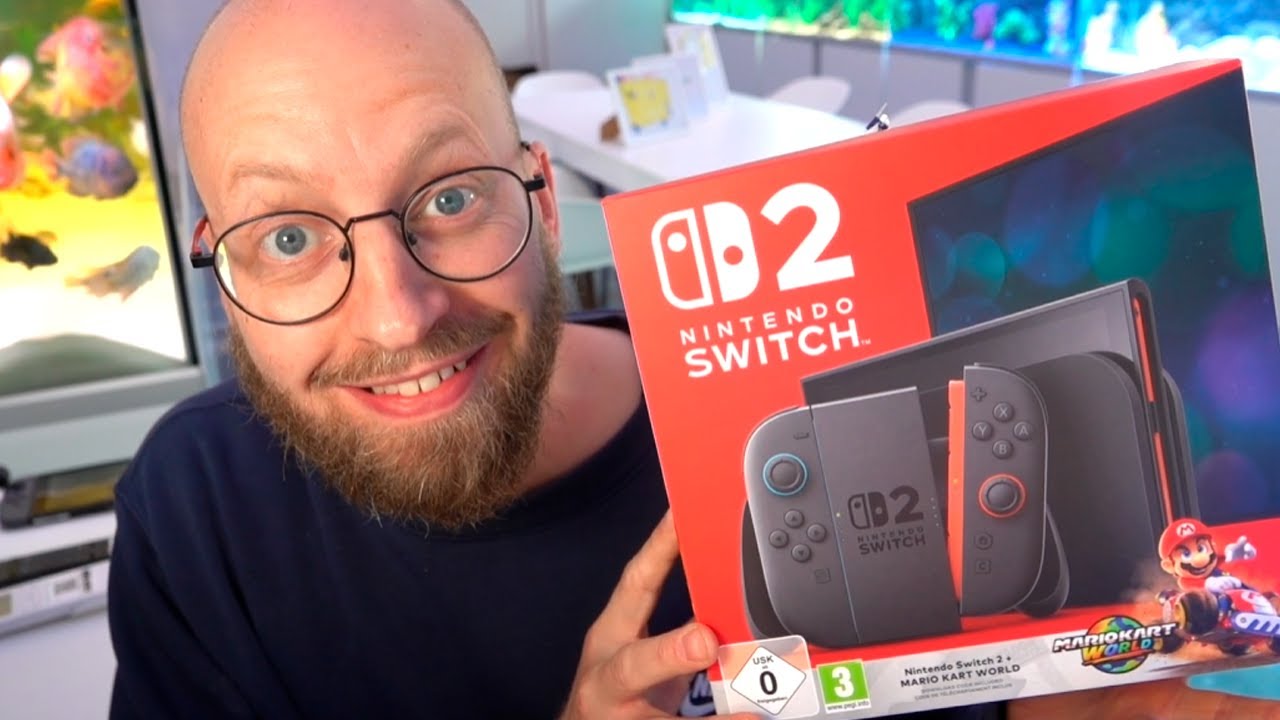 Unboxer Nintendo Switch 2 & spiller Mario Kart World