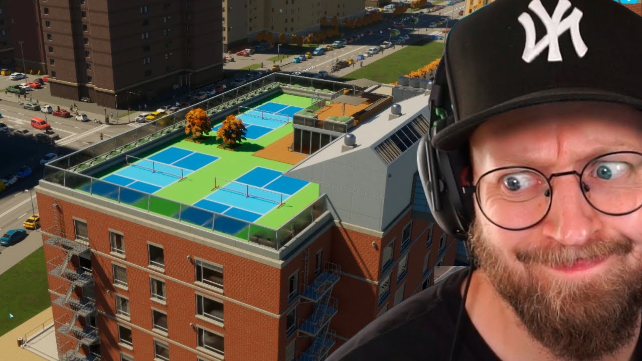 Rooftop tennis bane er crazy! (Cities Skylines II #12)
