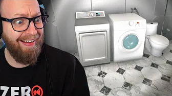 Installerer vaskemaskine man kan sidde fast i! (Drømmehuset)