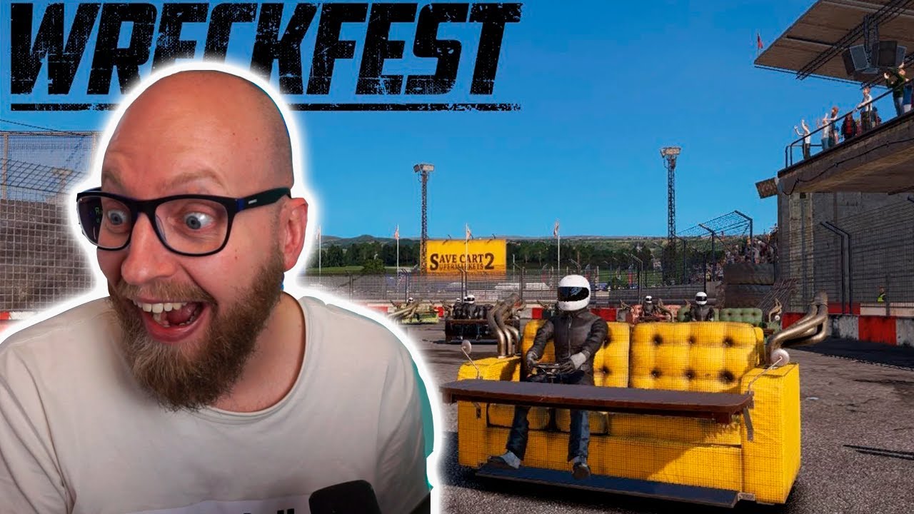 Sofa vs Mejetærsker i WRECKFEST!