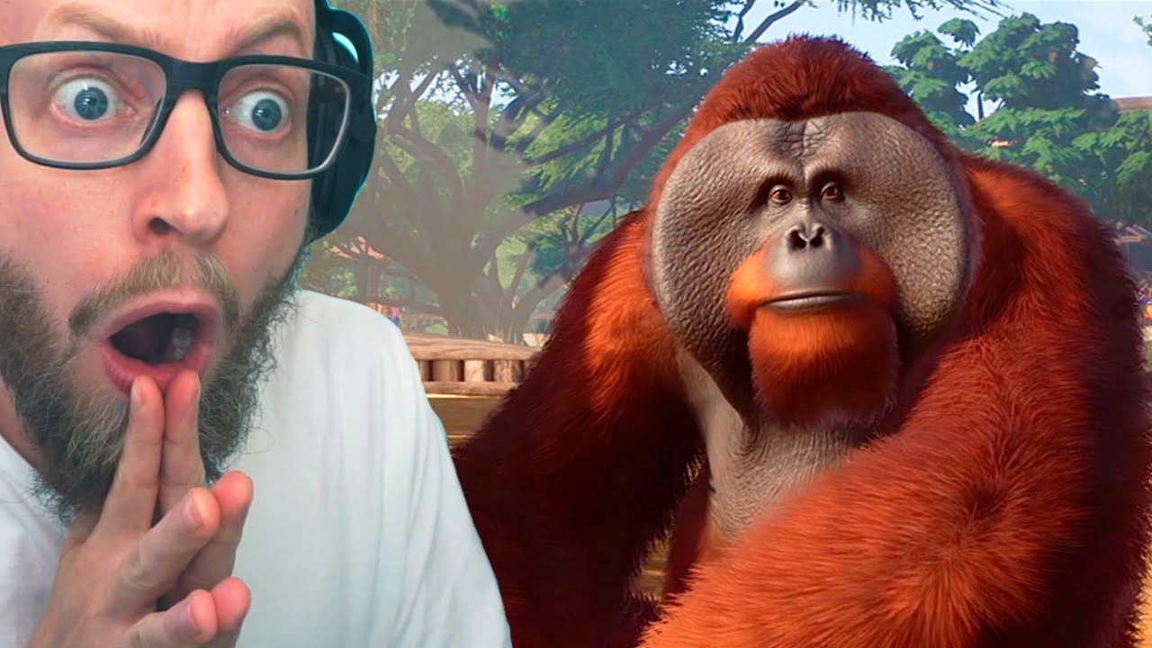 Mine elefanter slås & jeg får Orangutanger! (Planet Zoo #9)