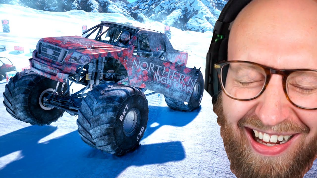 1000 hestekræfter smadrer igennem sneen