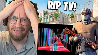 Mit TV går i stykker MIDT I CS KAMP