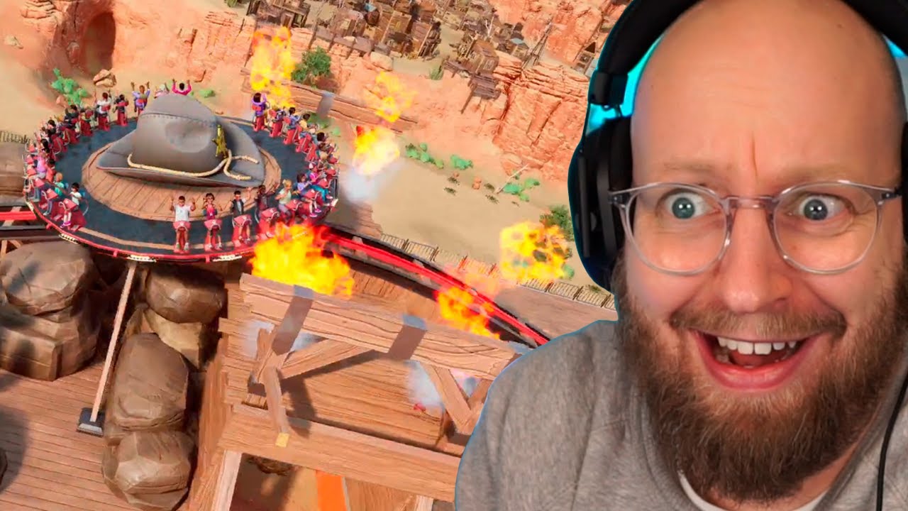 Cowboy coaster KØRER AF skinnerne! (Park Beyond #4)