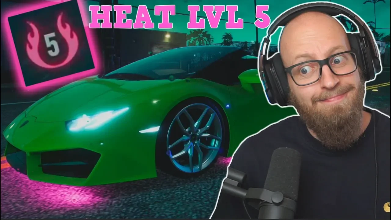 HEAT LVL 5! Masser af Politi! 🚓