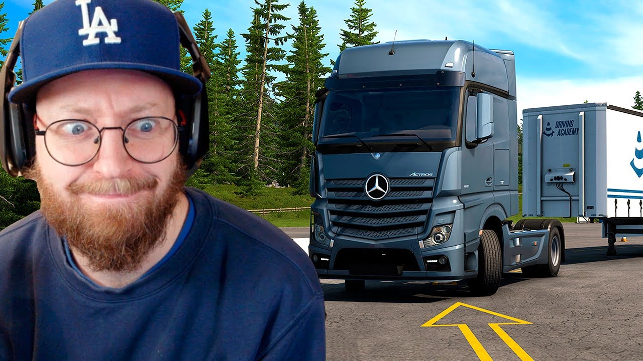 At bakke med lastbil - en SVÆR disciplin