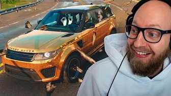 Guld Range Rover med 3 SWAT teams efter mig