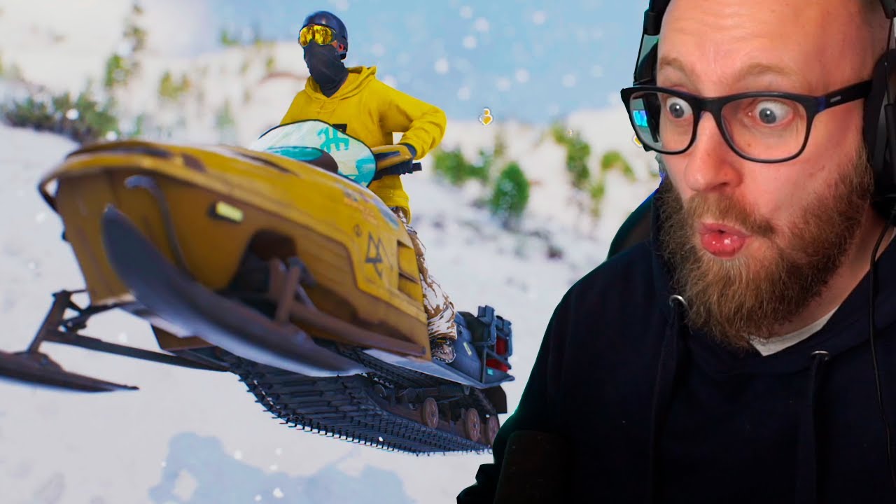 Daddy På Snescooter 🤣❄️