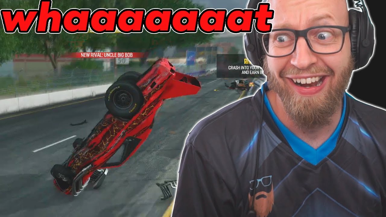 Min bil slår KOLBØTTER i Wreckfest!
