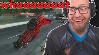 Min bil slår KOLBØTTER i Wreckfest!