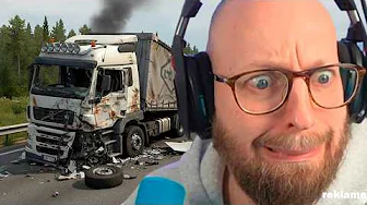 Skal lære at bakke med lastbil trailer