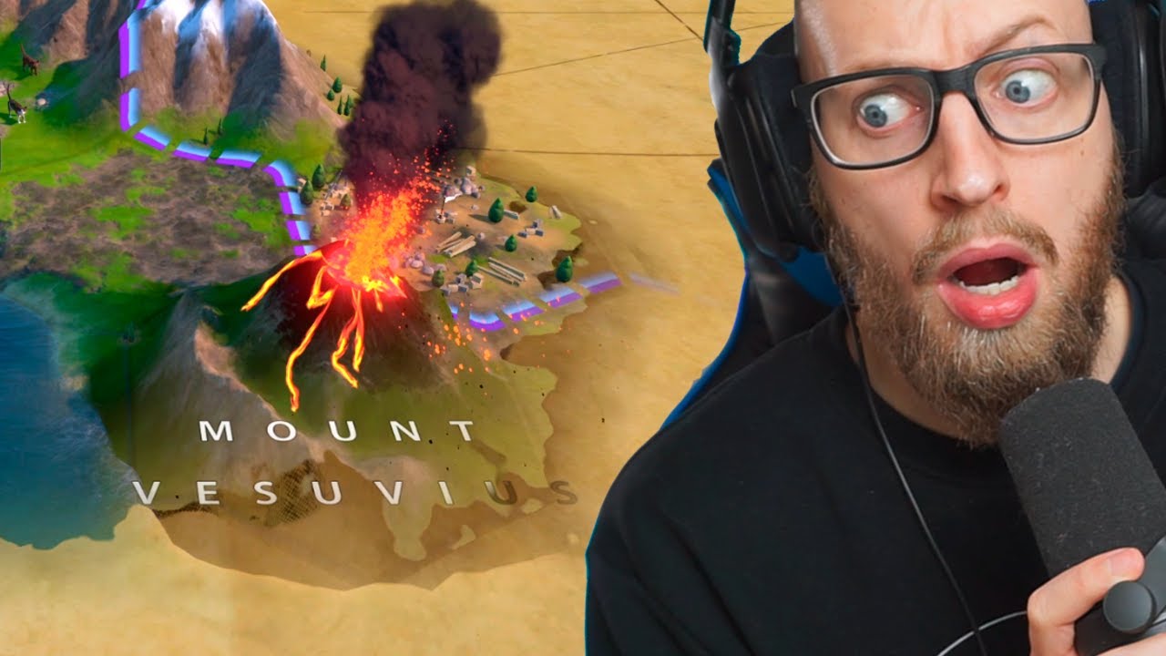 Vulkanen Vesuv går i UDBRUD (Late Night Civ #2)