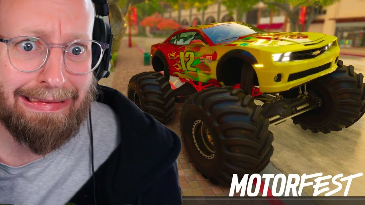 Kører Opgraderet Monstertruck