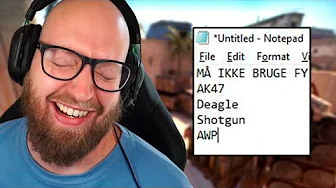 Jeg Må IKKE Bruge De Våben, Som Dem Jeg Dræber Har