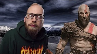 Manden Med Rød Make-Up i Face (God of War 4) #1