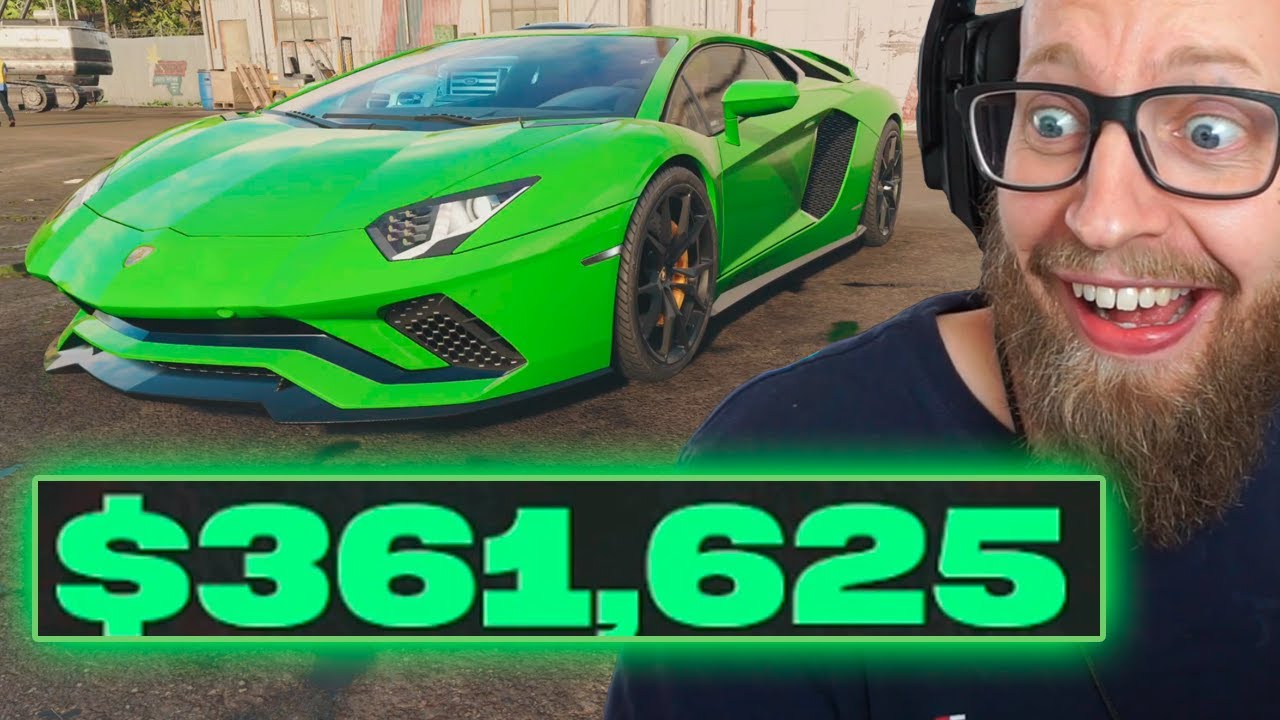 Tjente dette i ÉN VIDEO & får HURTIG Lambo