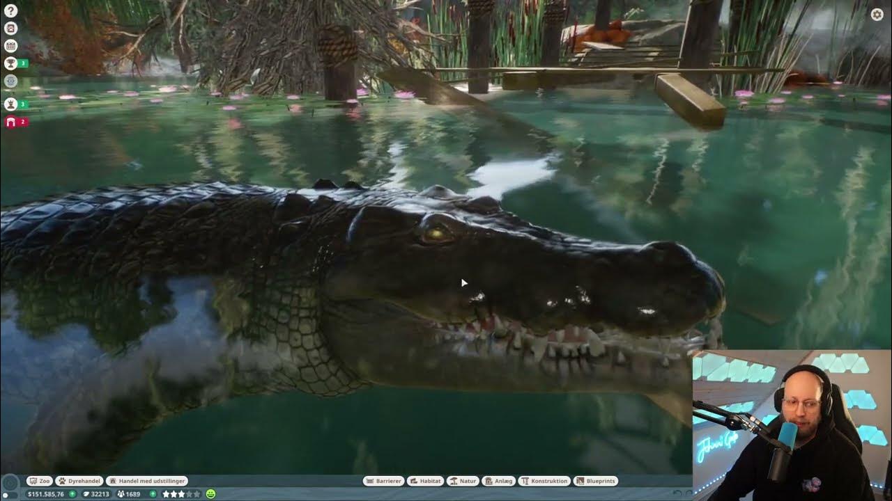 Deltakrokodillerne slipper ud (Planet Zoo #6)